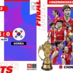 BWF Sudirman Final China beat Korea to clinch 13th title