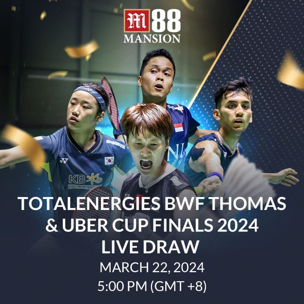 Thomas and Uber Cup 2024 Draw Results