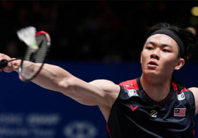 Lee Zii Jia upset Kodai Naraoka in the 2024 Yonex All England Championships in Birmingham.