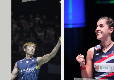 Lin Chun Yi and Carolina Marin won their respective divisions in the 2024 Swiss Open Super 300.