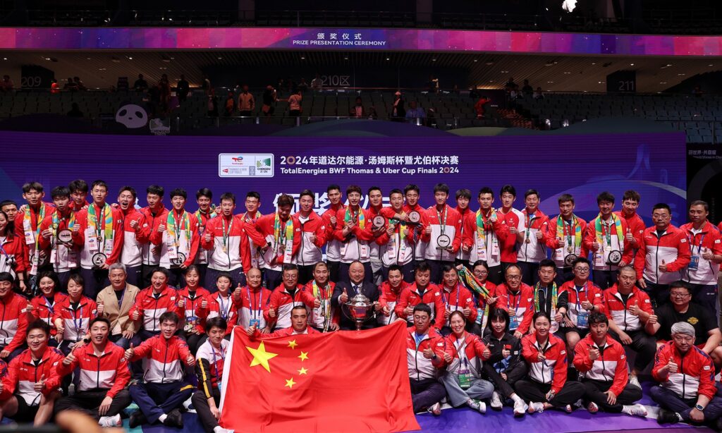 China clinched double titles at Thomas and Uber Cup 2024