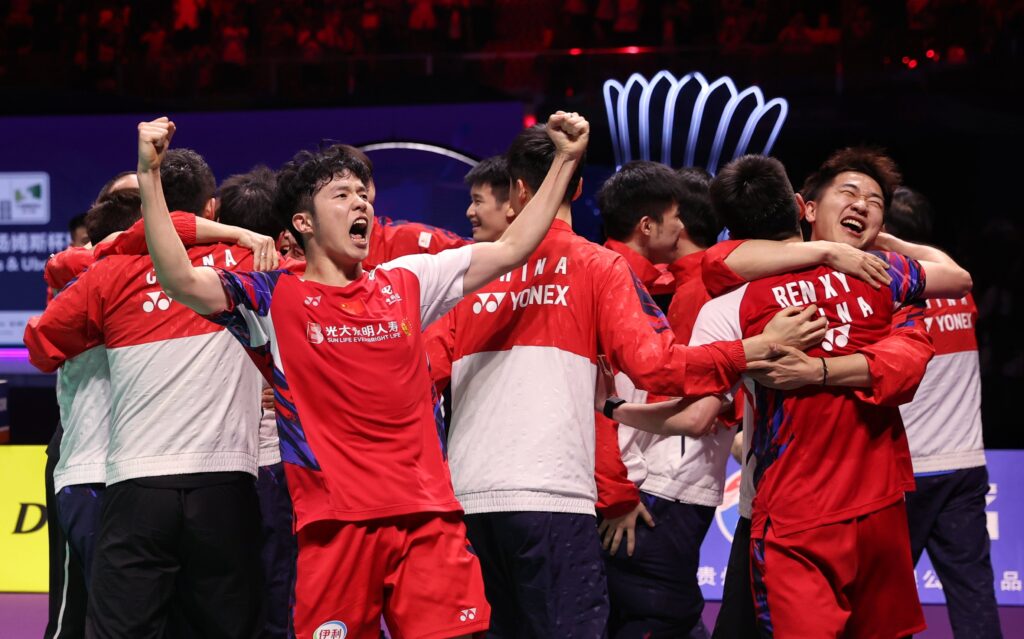 China sealed 11th Thomas Cup title