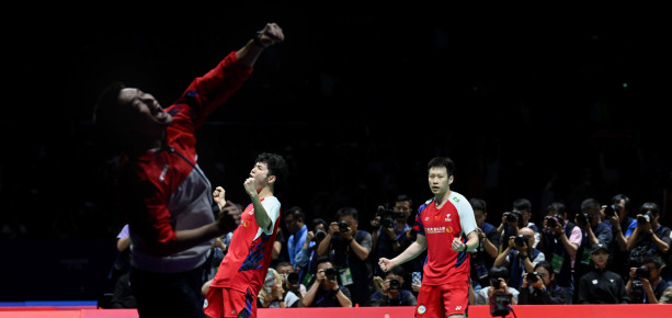 China won in the Thomas Cup Semifinal