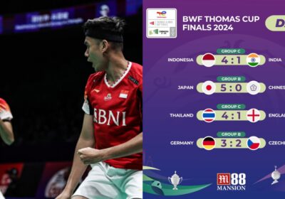 Thomas Cup Day 5 results