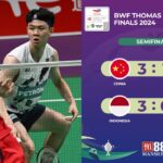 Thomas Cup Semifinal results