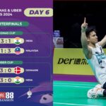 Thomas & Uber Cup 2024 Day 6_ Quarterfinal results