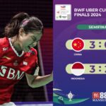 Uber Cup Semifinal results